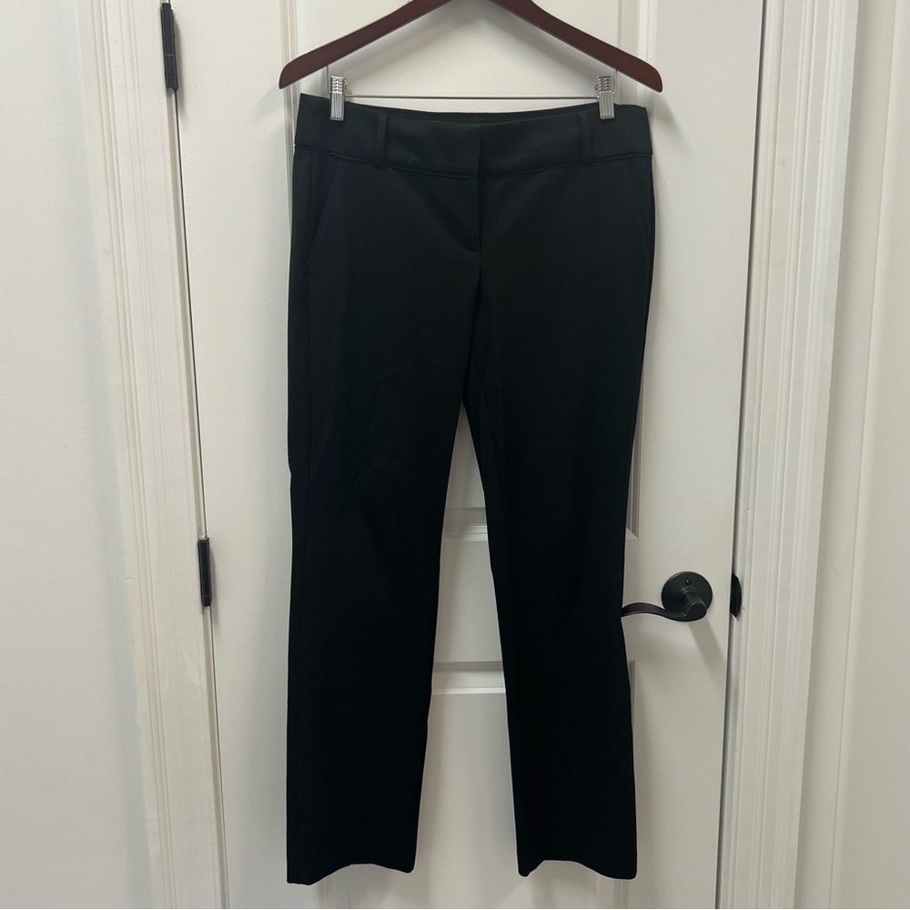 Loft Black Work Pants- Zoe Straight, Size 8